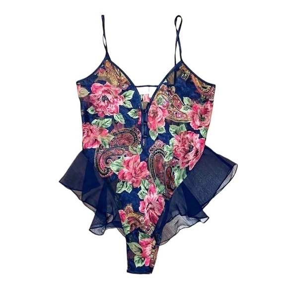 Vintage Gold Label Victoria’s Secret Lingerie One Piece Bodysuit Teddy - Picture 1 of 15